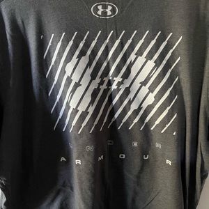 UA t shirt with graphic on the back